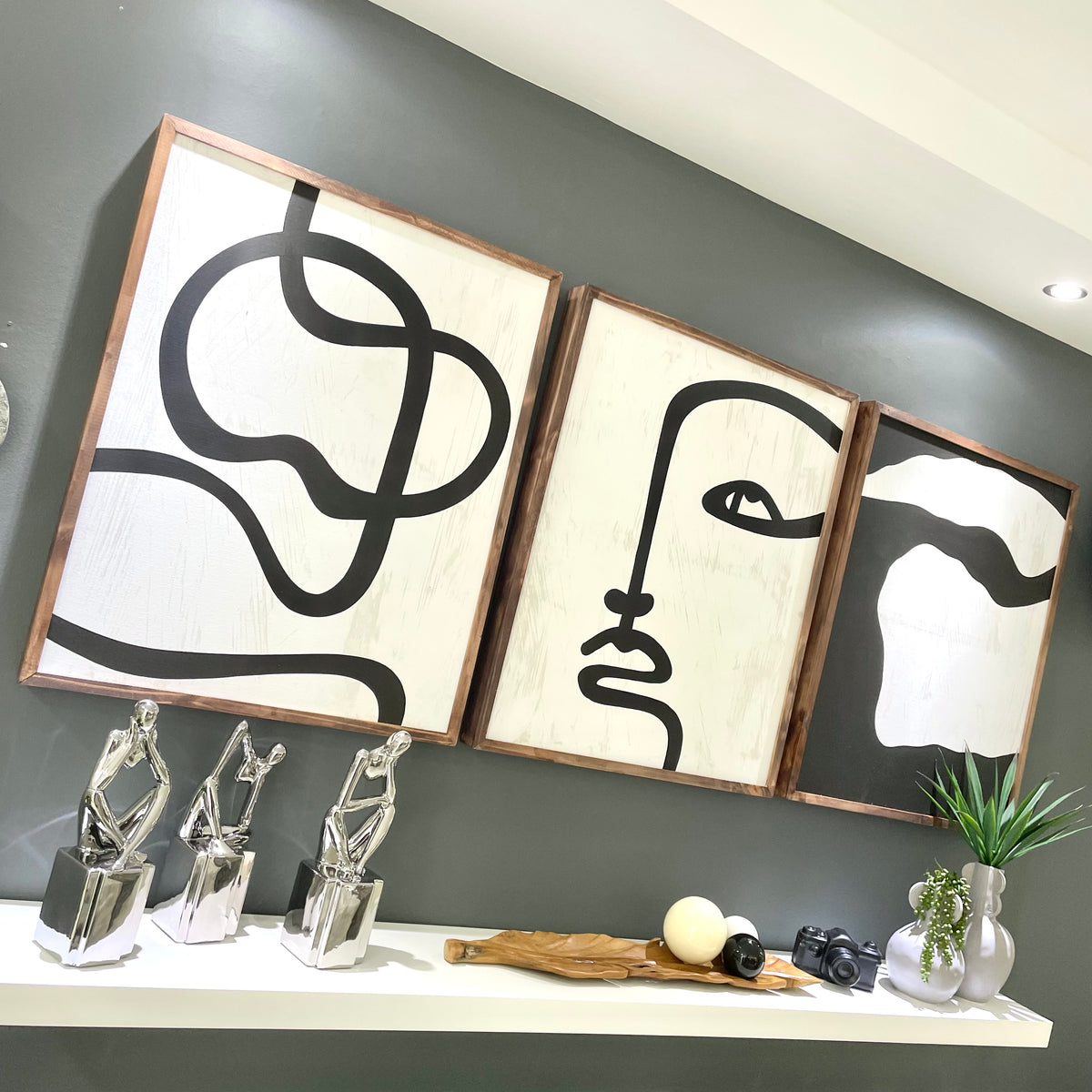 Wood Panel Canvas Set (PICK UP ONLY) TA Home Decor Shop