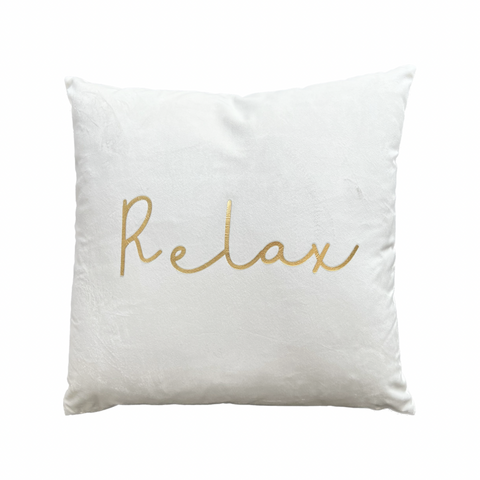 Word Velvet Pillow