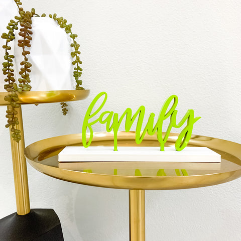 FAMILY TABLE SIGN