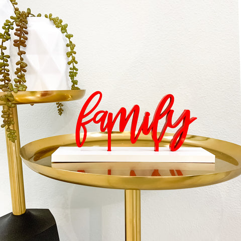 FAMILY TABLE SIGN