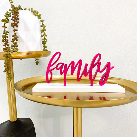 FAMILY TABLE SIGN