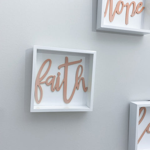 FAITH WALL SIGN