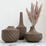 Textured Vase Set