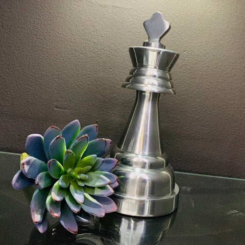 METAL KING CHESS PIECE