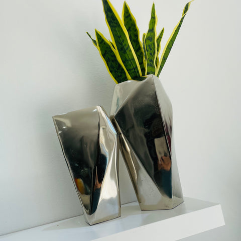 Metal Vase Set