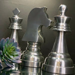 METAL KING CHESS PIECE