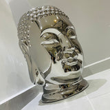 Chrome Buddha Planter