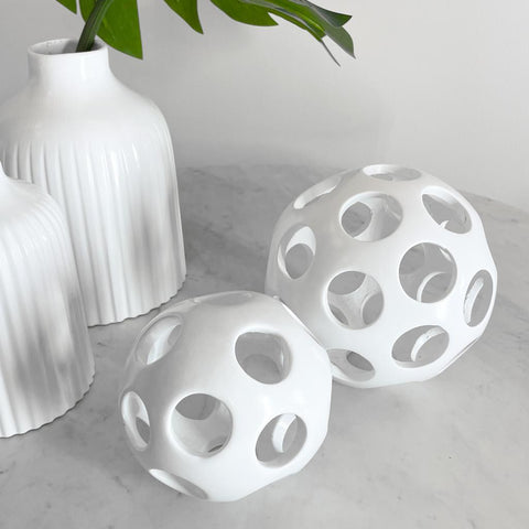 Ceramic Deco Spheres Set