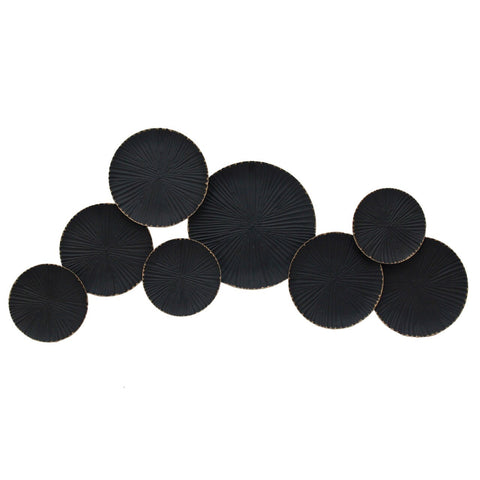 BLACK METAL WALL DECOR