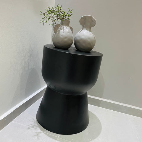 TERRAZO TEXTURED SIDE TABLE (PICK UP ONLY)