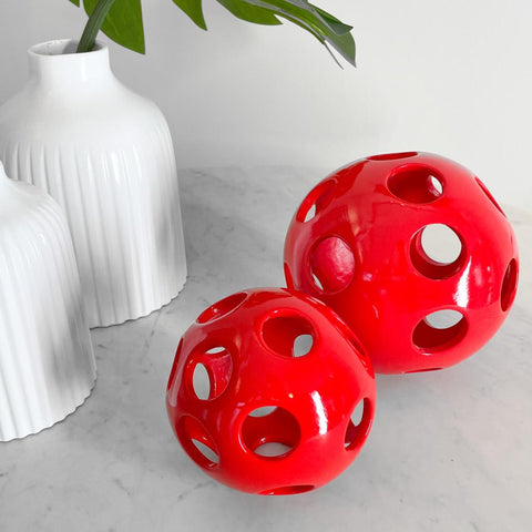 Ceramic Deco Spheres Set